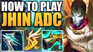 HOW TO PLAY JHIN ADC - Season 12 Jhin Guide | Best Jhin Build & Runes