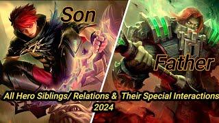 Mobile Legends Hidden VoiceLines & Sibling Heros 2024 |Mobile legends Edit (Re-uploaded)