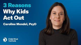 3 Reasons Why Kids Act Out | Child Mind Institute