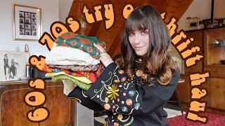 60s & 70s Try On Thrift Haul