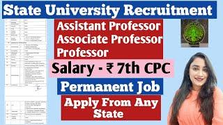 state university 2023 | assistant professor vacancy 2023 | associate | professor | permanent job