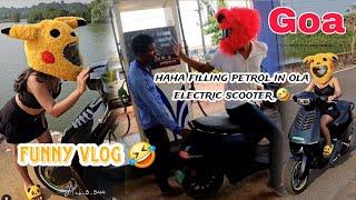 jaldi waha se hato prank  using ola electric scooter/Konkani vlog goa