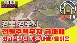 [전원주택부지매매] (경북) 경주 산내면 게르마늄산 전원주택부지/분양가보다 저렴한 매매가/배산임수명당/저렴한건축비