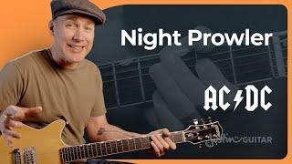 Night Prowler by AC/DC | Easy Guitar Lesson - Malcolm Young Parts