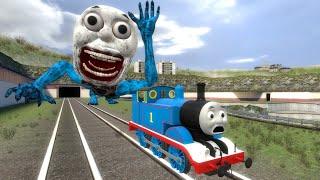 Building a Thomas Train Chased By Cursed Thomas and Friends Sonic Tapes in Garry's Mod