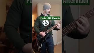 Comparison of active and passive pickups - Fluence modern vs Bare Knuckle aftermath #guitar #metal