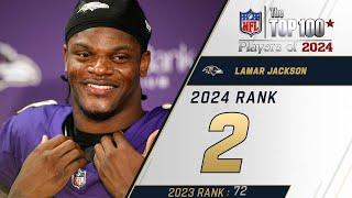 2: Lamar Jackson  (QB, Ravens) | Top 100 Players of 2024