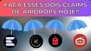 DOIS CLAIMS DISPONÍVEIS HOJE, TGE DA LAYEREDGE MUITO PERTO E FRAGMETRIC!! - Airdrop Updates #204