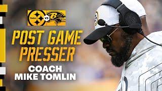 Coach Mike Tomlin Postgame Press Conference (Week 11 vs Ravens) | Pittsburgh Steelers