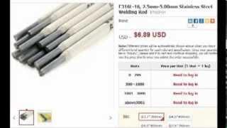 E316 stainless steel welding rod