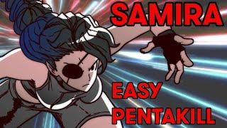  SAMIRA EASY PENTAKILL  | League of Legends animated