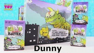 Kaiju Dunny Battle Kidrobot Vinyl Mini Figure Series Unboxing Review | PSToyReviews