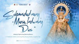 Solemnidad nang Maria, Indu ning Dios | 31 Disiémbri 2024