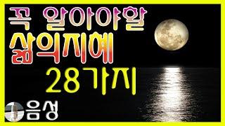 [좋은글과영상]꼭알아야할삶의지혜,인생에도움되는조언들,자면서듣는좋은글귀,지혜로운말,오디오북처럼북유튜버행복투데이가읽어주는좋은글,