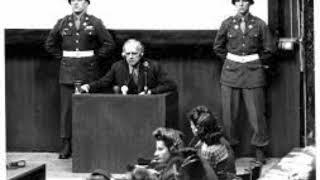 Nuremberg Trial Day 96 (1946) Joachim von Ribbentrop Cross Maxwell-Fyfe PM