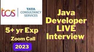 TCS JAVA DEVELOPER INTERVIEW 5+ EXP