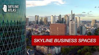 Frankfurts Wolkenkratzer bei SKYLINE BUSINESS SPACES - Büroflächen einfach vermarkten