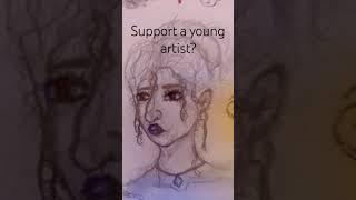 Support a young artist?  #art #12yrsold #youngartist #girl