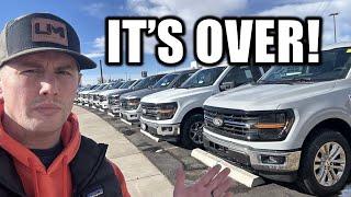 Dealers Can't Sell OVERPRICED Trucks! $100,000 Ram, Ford and Chevys!