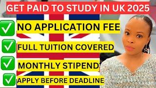 Fully Funded Scholarship In UK For International Students | Apply Before Deadline