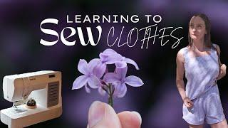 First time sewing Tank & Shorts + the magic of Lilacs