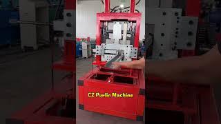 Full Automatic Steel CZ Purlin Roll Forming Machine