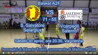 Basket A2F – San Salvatore Selargius – Salerno Basket ’92 (71-55)