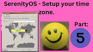 SerenityOS - Setup your time zone.