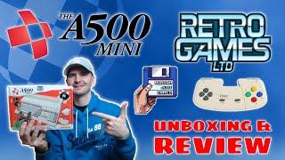 The A500 Mini Unboxing & review - Retro Games Ltd - Morgan Just Games