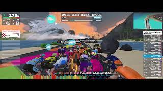 Zwift Zracing Stage 1 rhino racing seaside sprint