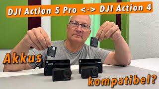 DJI Action 5 Pro - Sind die Akkus zur DJI 4 (und umgekehrt) kompatibel?