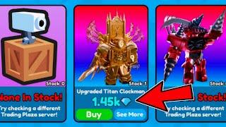 Bro Forgot To Add a 0 in upgrade Titan Clockman!!  (Roblox) | Toilet Tower Defense