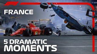 Top 5 Dramatic Moments | French Grand Prix