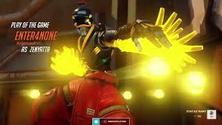 Overwatch 2 - Zenyatta Cyber Monk Skin - Play Of The Game