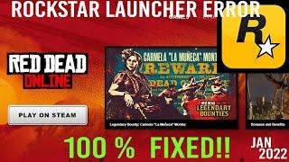 HOW TO FIX ROCKSTAR LAUNCHER ERROR (sECRET FIX) 2022