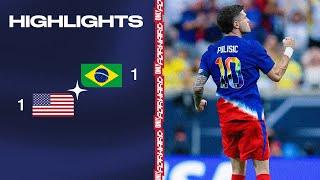 USMNT vs. Brazil | Highlights | June 12, 2024