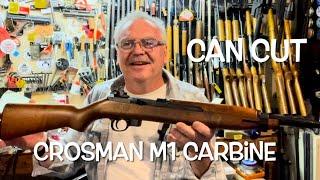 Crosman M1 Carbine Full Auto can cutting in the garage!