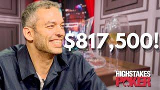 Fearless Triple Barrel Bluff! $817,500 Madness on High Stakes Poker!