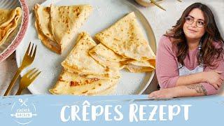 Crêpes – das beste französische Original-Rezept  auch für die Pfanne!!!  I Einfach Backen