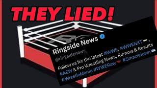 I've Just EXPOSED Ringside News...