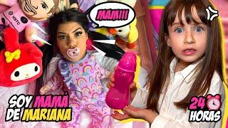 Soy Mamá de @MARIANAMIAMORCH  por 24 HORAS | Jugando a ser Mamá | Saritah Bebé