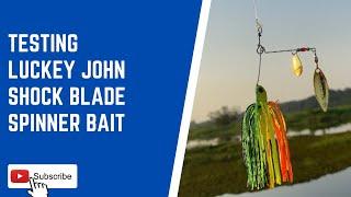 Testing Lucky John Shock Blade Spinner Bait 14g Catching snakehead