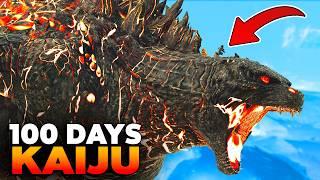 I Survived 100 Days in Kaiju ARK... Here's What Happened