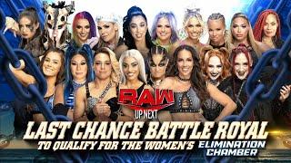 Lucha Completa: Batalla Real Femenina Oportunidad Elimination Chamber - WWE Raw 19/02/2024 (Español)