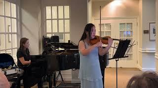 Tomaso Antonio Vitali, "Chaconne" (Dr. Hyejin Kim, violin and Joy Mentzel, piano)