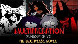 Multipredation - Gunpowder but It's a Fundamental Paper Education Multiverse Cover - FNF Cover