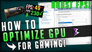 ️ How to Optimize GPU for Gaming & Performance!