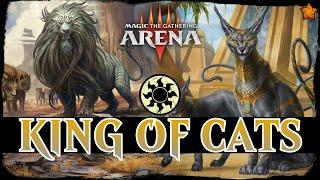 TOKEN CAT'S LIFE | MTG Arena - Mono White Tokens Life Gain Cat MYTHIC RANK FOUNDATIONS Standard Deck