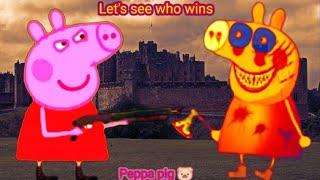 Wrong heads Peppa pig | Peppa pig vs monster Peppa pig.