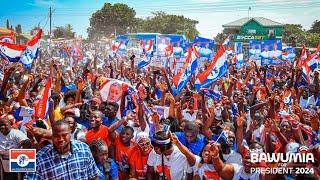 Bawumia clashes with Sam George at Ningo Prampram during campaign tour